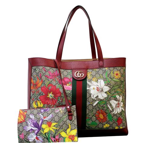 gucci ophidia gg flora tote bag|Gucci ophidia medium shoulder bag.